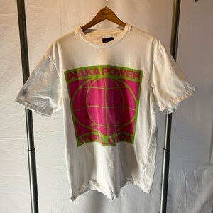 Inaka Power Shirt with Pink and Green Graphic